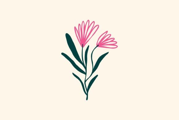 Quirky Pink Flowers SVG Review